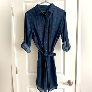 Banana Republic Factory Denim Shirt Dress